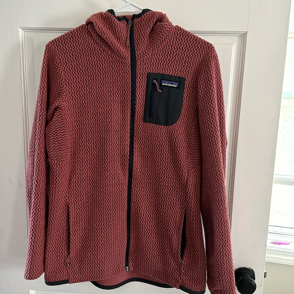 Patagonia hooded R1 fleecejacket